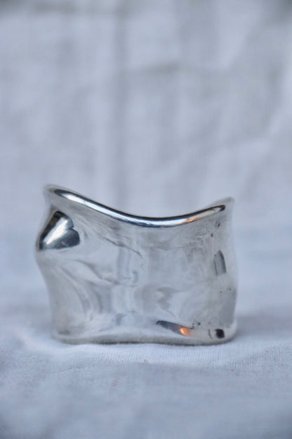 Sterling Silver Tiffany Elsa Peretti Bone Cuff