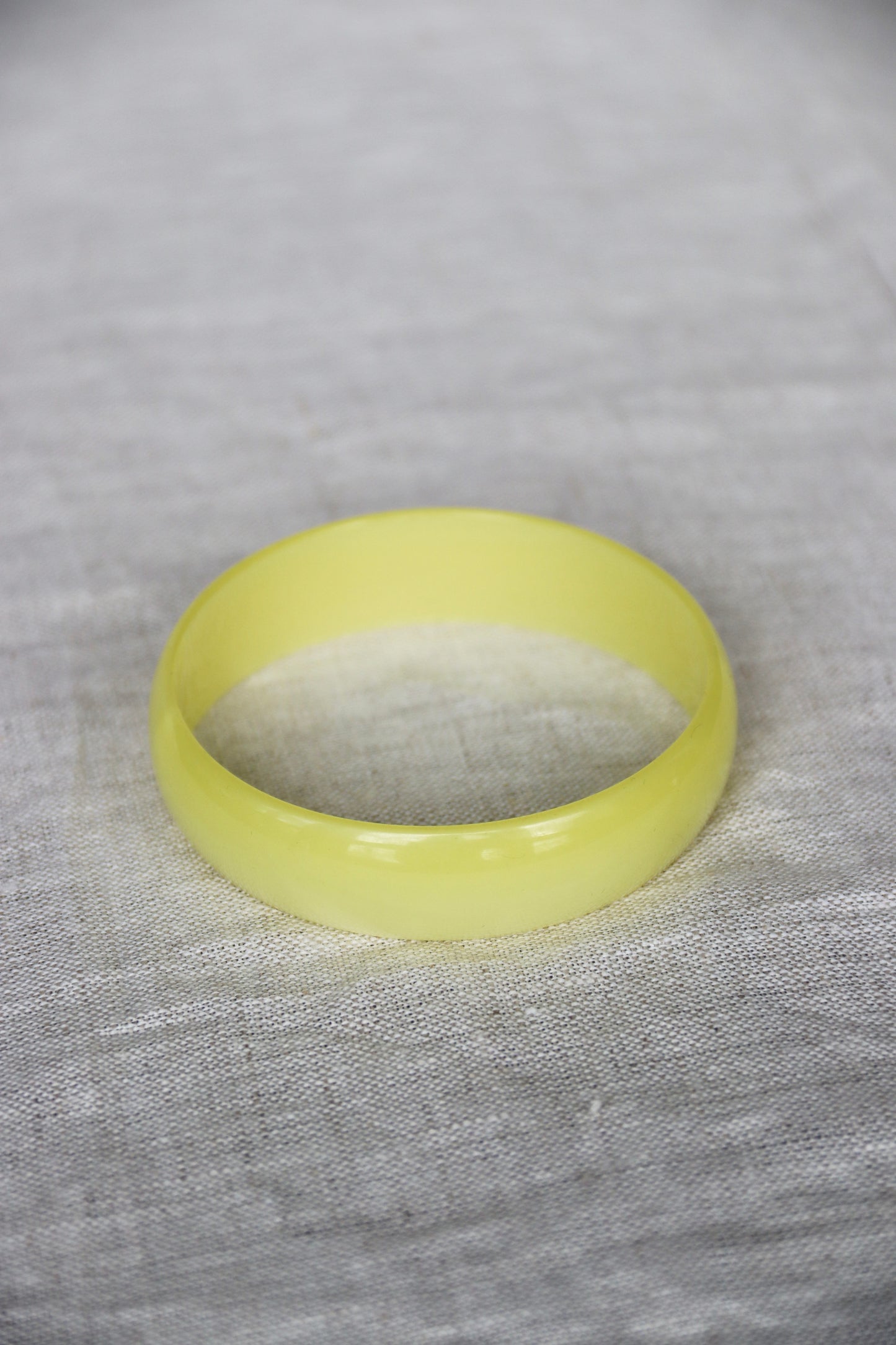 Yellow Lucite Bangle