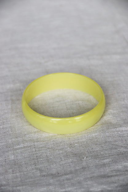 Yellow Lucite Bangle