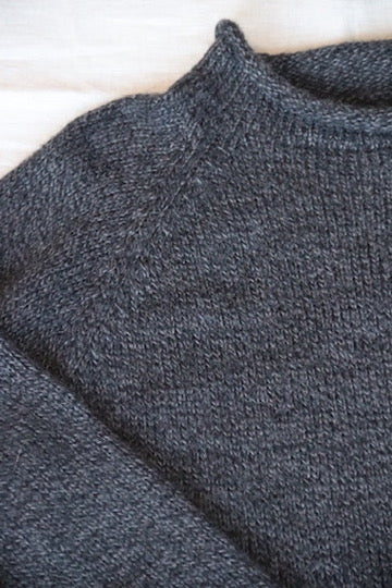 American South Side Dark Grey Alpaca Sweater