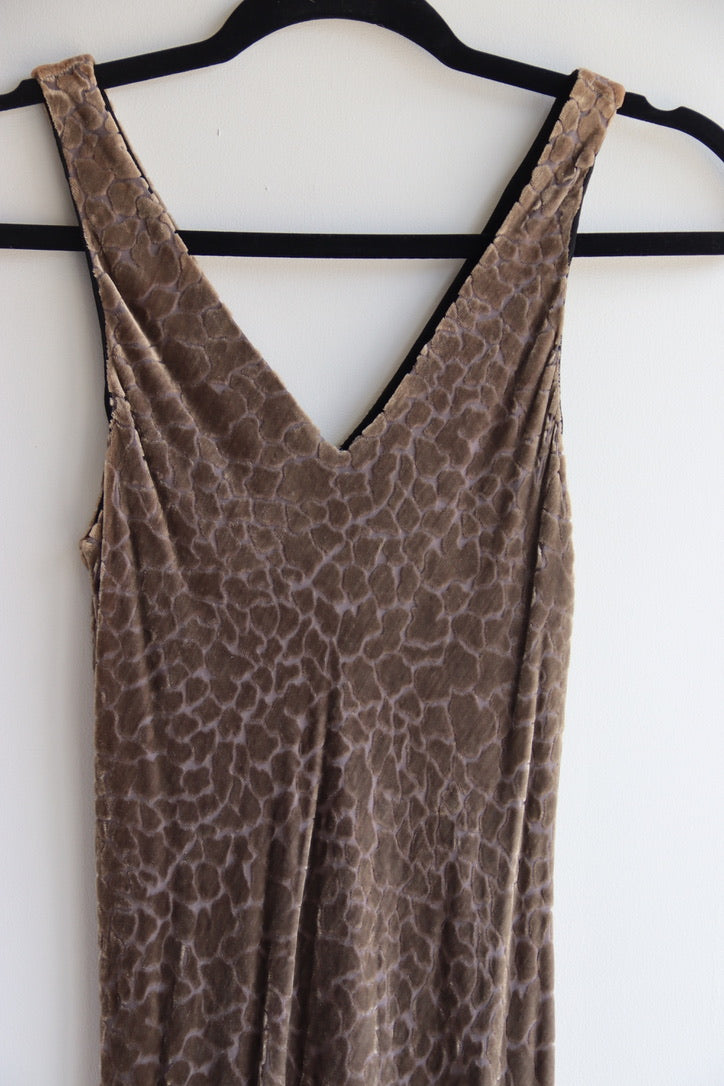 Vintage Tessuto Velvet Dress