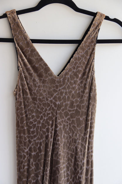 Vintage Tessuto Velvet Dress