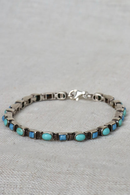 Sterling Silver Turquoise Bracelet