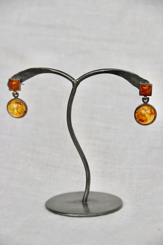 sterling silver Amber earrings