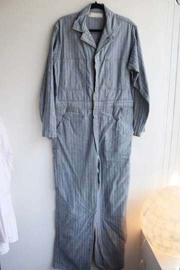 Blue Striped Coveralls