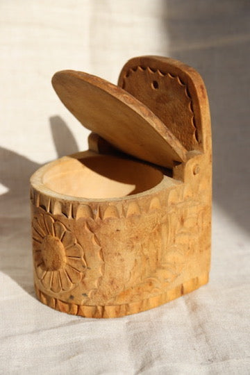 Wooden Lidded Box