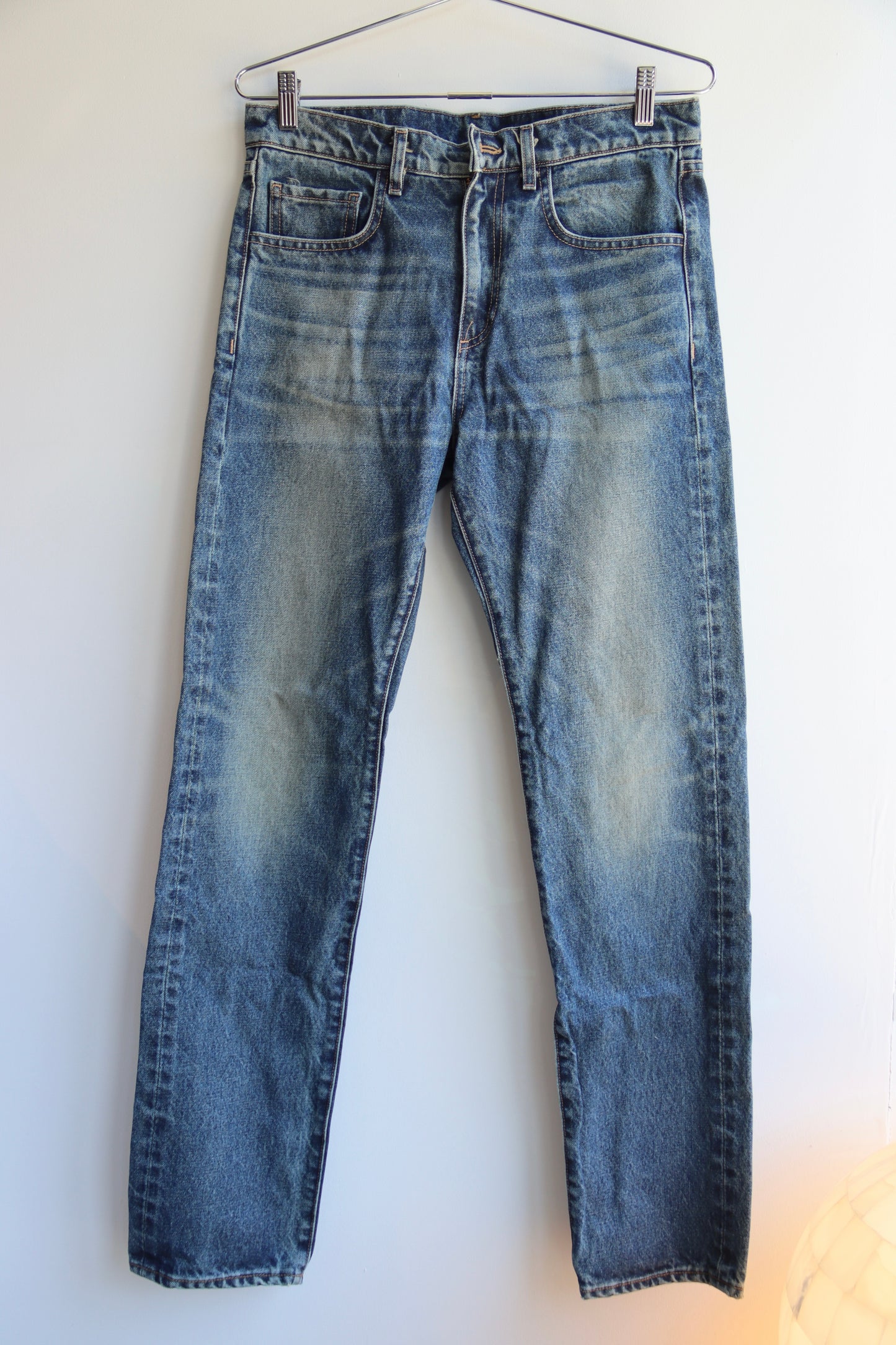 Nili Lotan Straight Leg Jeans - missing button