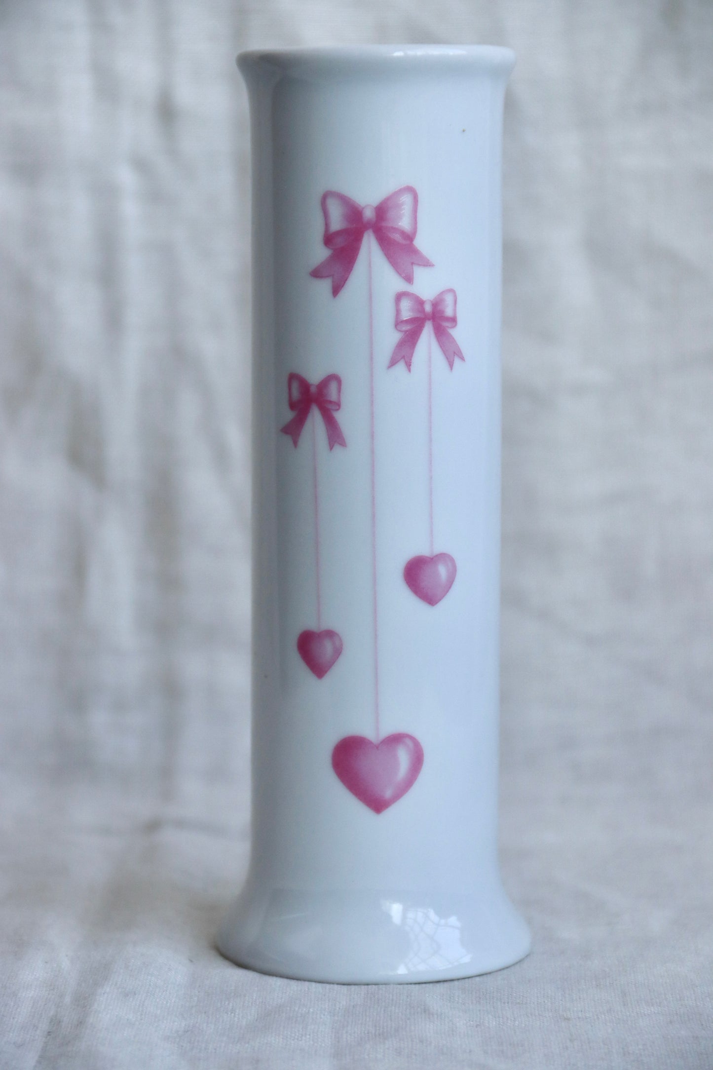 Pink Heart Balloon Vase