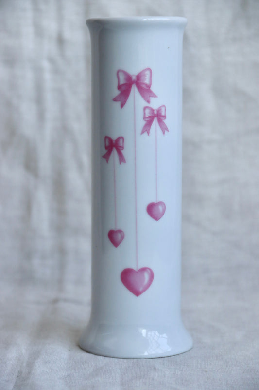 Pink Heart Balloon Vase