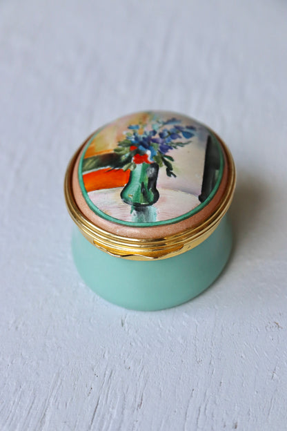 Vlaminck Flower Enamel Box