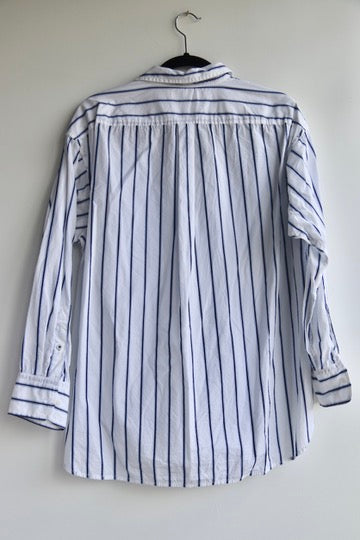 J. Crew Striped Button Down Top