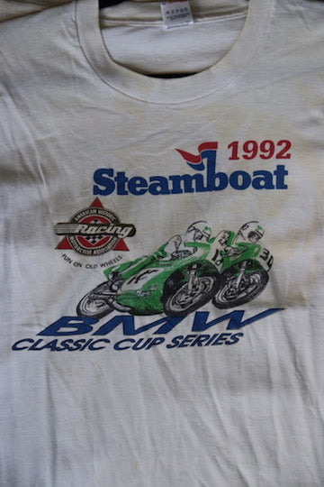 Steamboat '92 BMW Motorcycle Tshirt