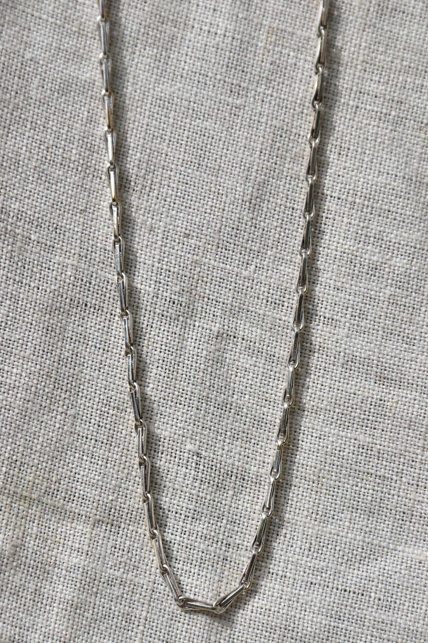 Sterling Silver Long Chain Necklace