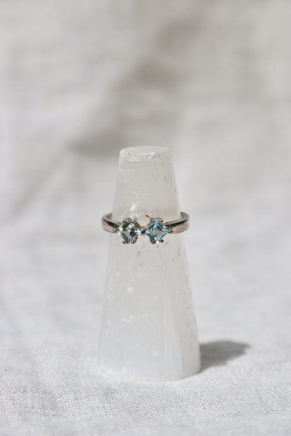 Sterling Silver Aquamarine Ring