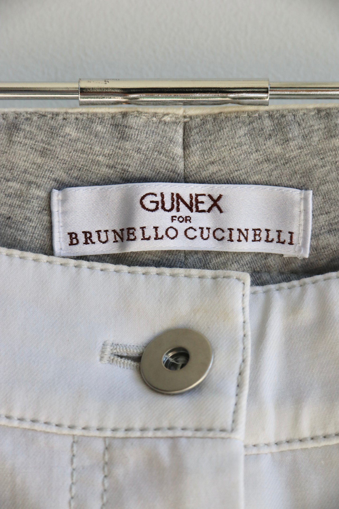 Gunex for Brunello Cucinelli White Pants
