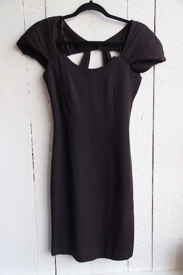 Night Way Black Cutout Dress