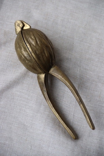 Vintage Solid Brass Nut Cracker