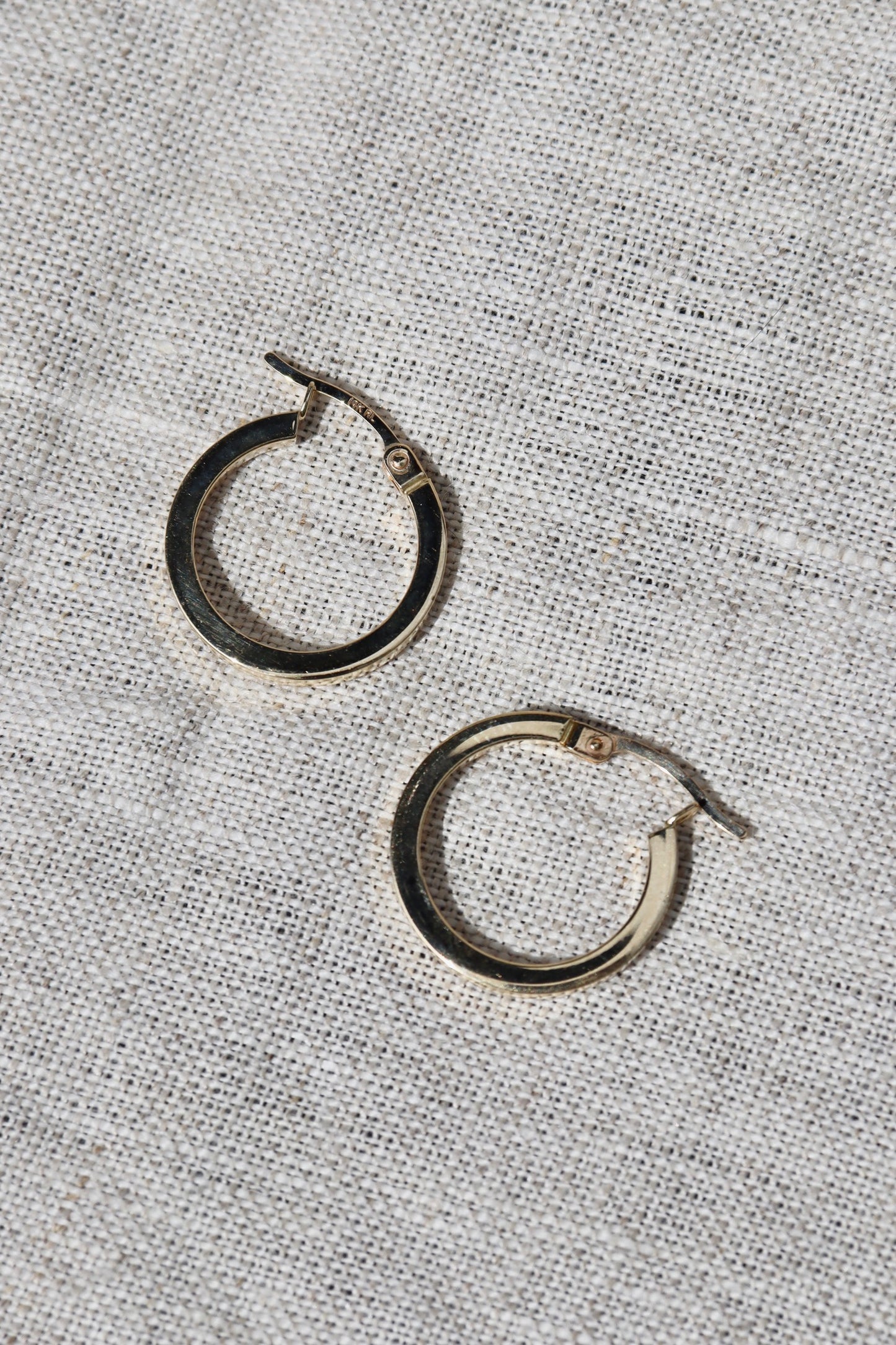 Hoop Earrings - 14K Gold