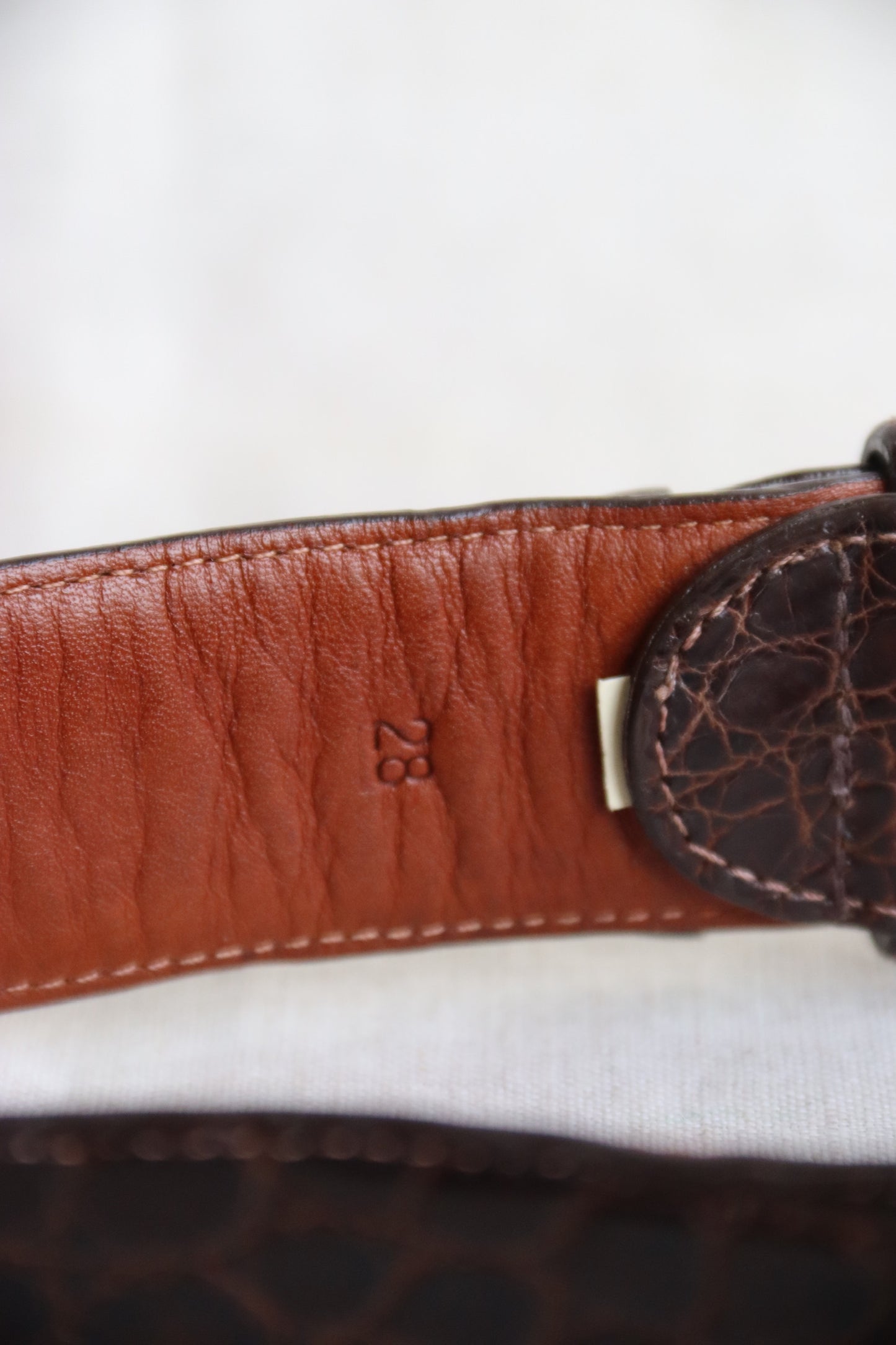 Ralph Lauren Alligator Leather Belt