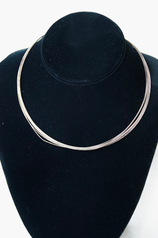 Sterling Silver multi strand necklace