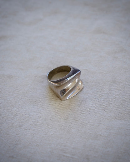 Sterling Silver Wave Ring