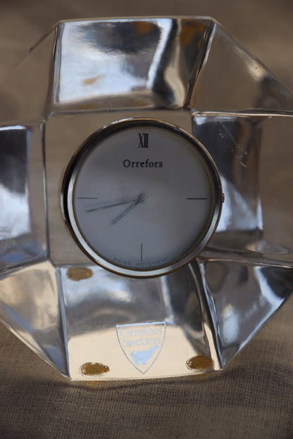 Orrefors Clock