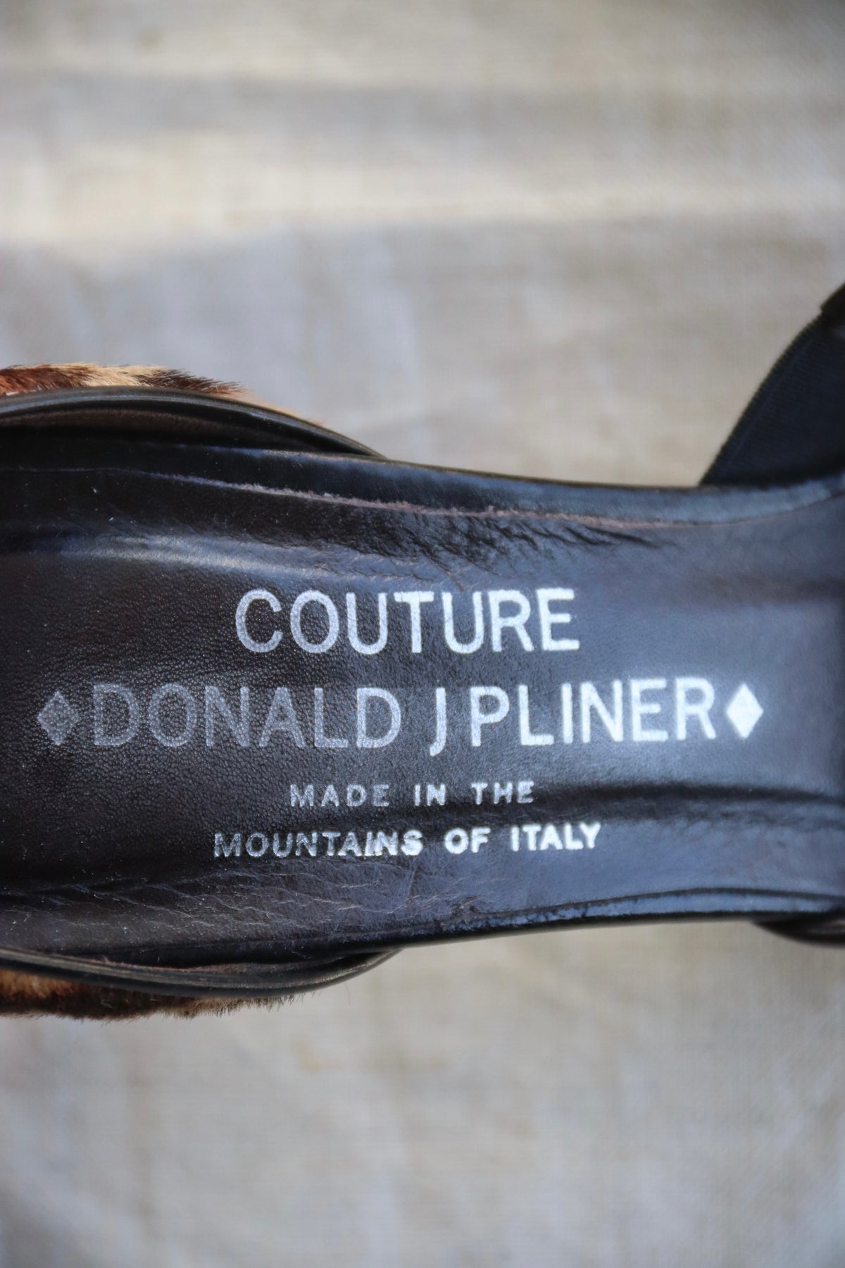 Donald J. Pliner Ponyhair Animal Print Heels - 6.5