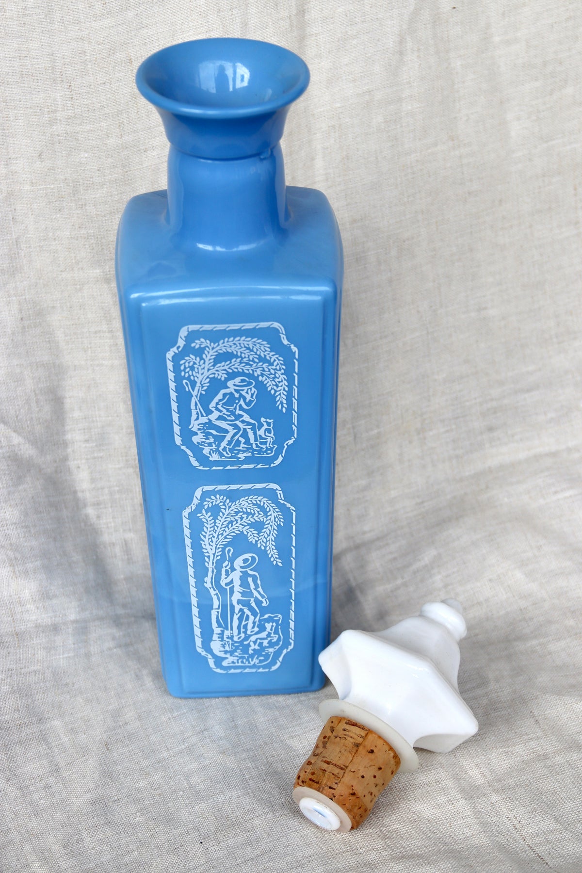 Vintage Milk Glass Bottles