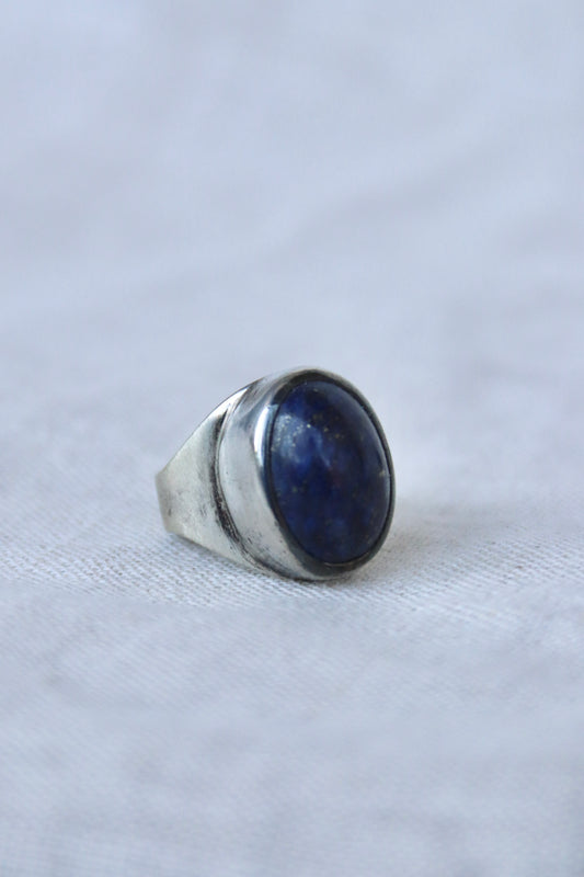 Sterling Silver Lapis Ring