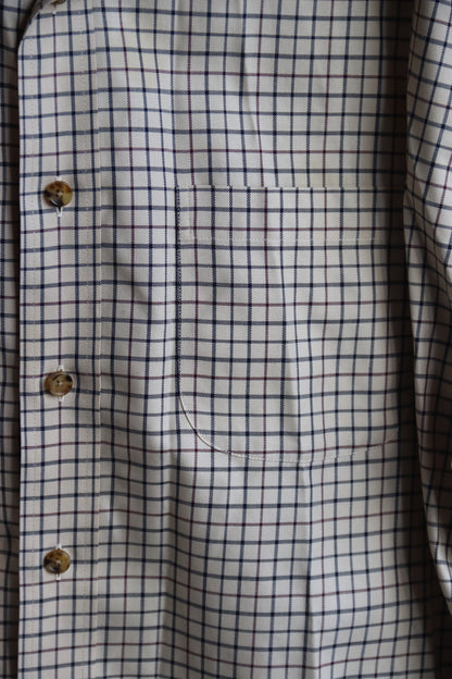 Mens Brooks Brothers Plaid Button Down Dress Shirt