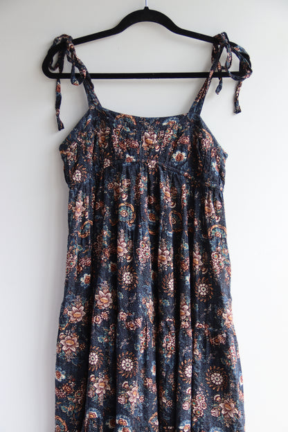 Ulla Johnson Floral Dress with Tie Straps