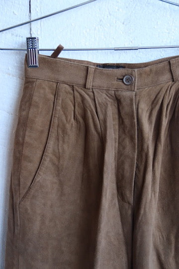 Toffs Brown Leather Pants