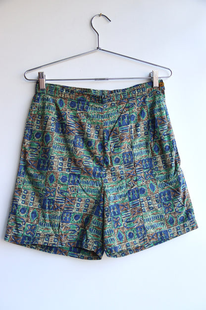 Vintage Patterned Shorts