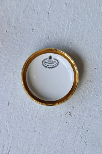 Rose Shaped Enamel Box