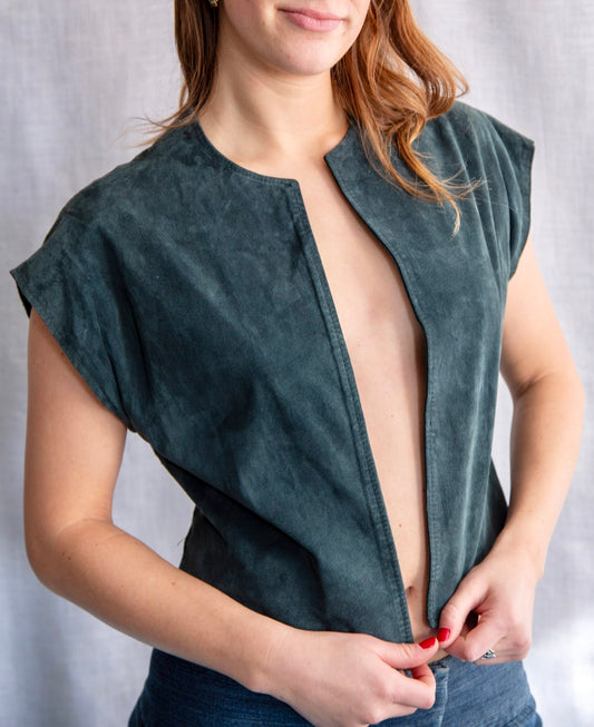 George Masket Leather Top