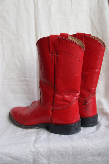 Nocona Boots Red Cowboy Boots