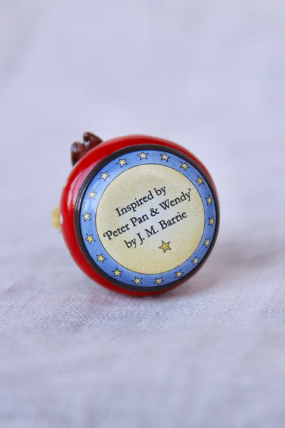 Peter Pan Statue Enamel Box