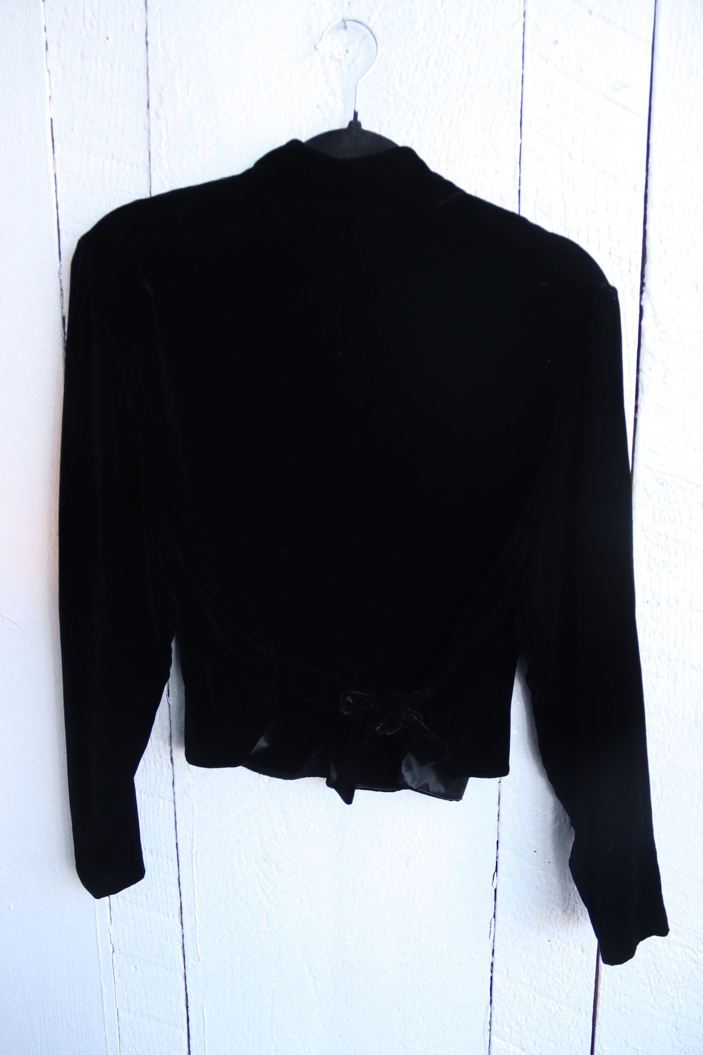 Ann Taylor Black Velvet Top