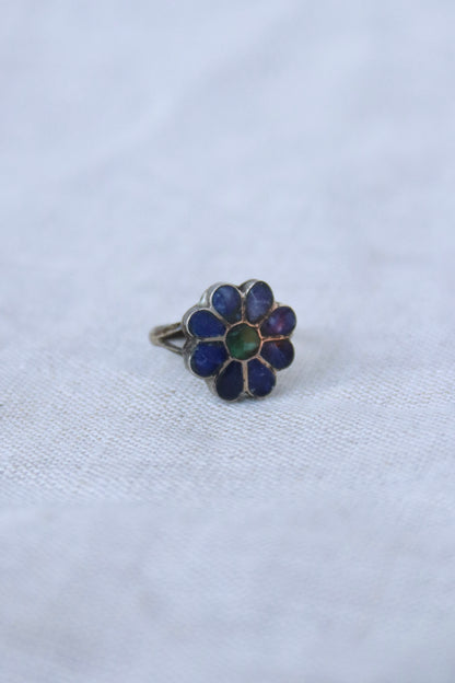 Sterling Silver Flower Ring