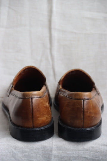 Allen Edmonds Ascher Brown Leather Loafers - 9.5