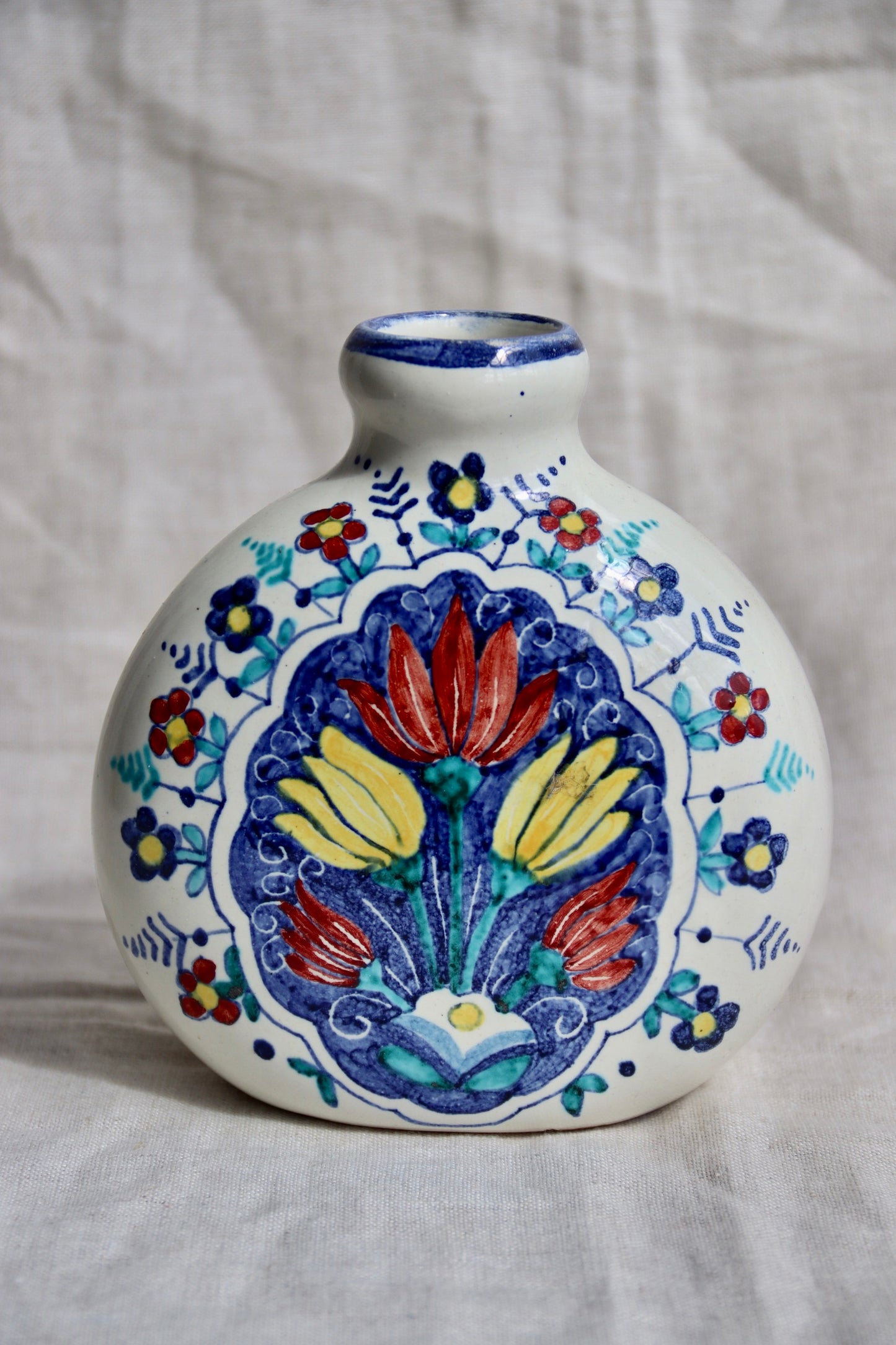 Vintage Ceramic Painted Vase