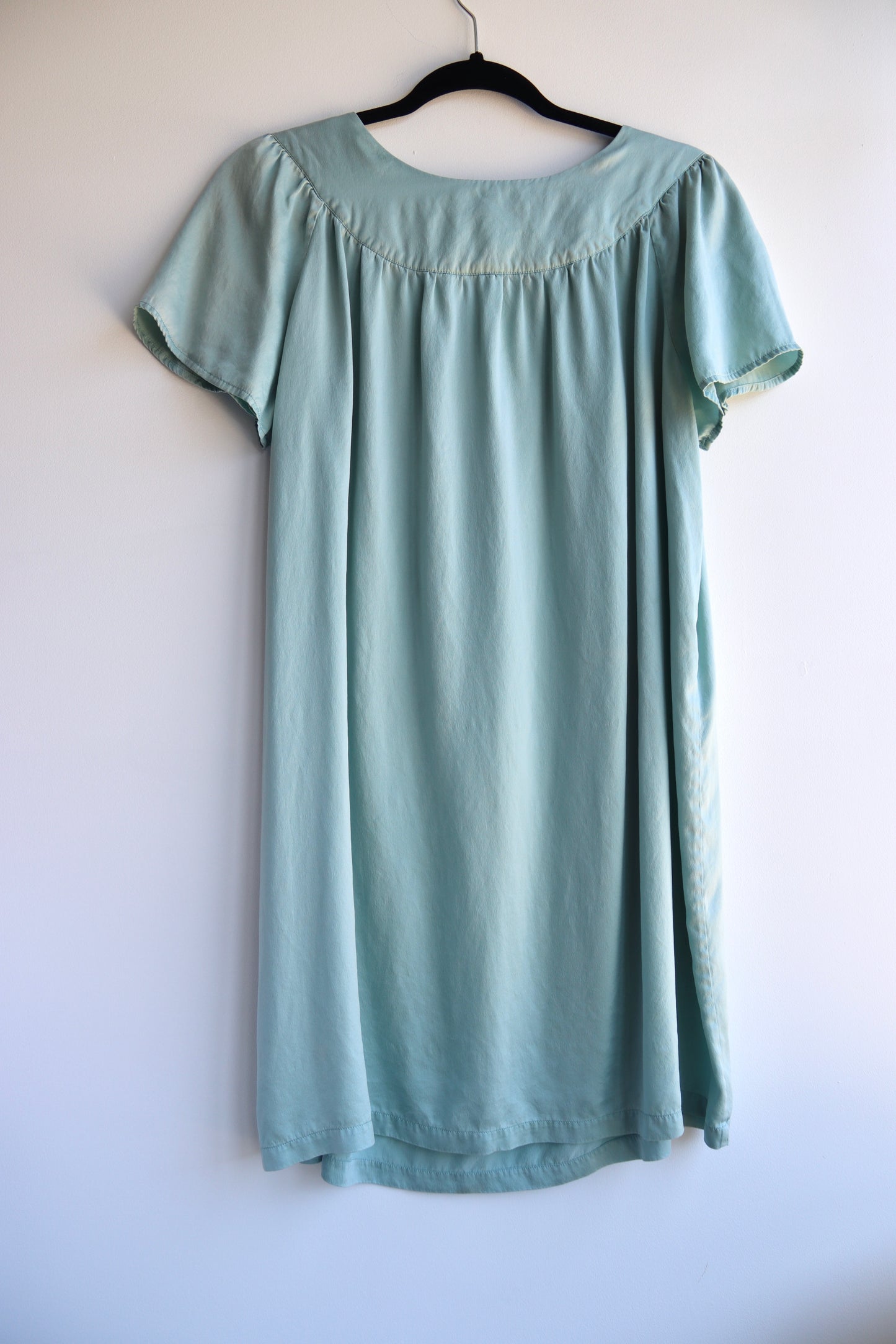 Yumi Kookoon Aqua Silk Dress