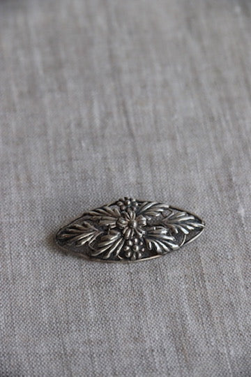 Sterling Silver Floral Pin