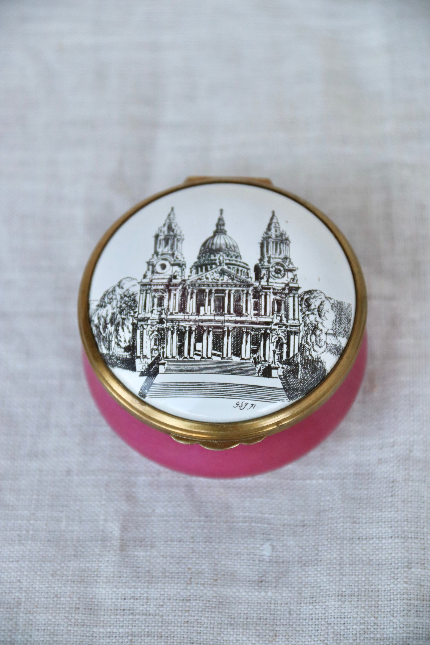 St. Paul's Cathedral Enamel Box