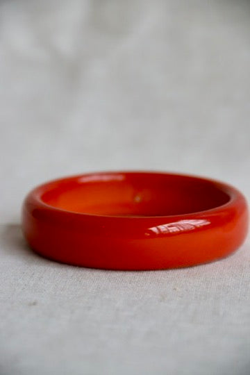 Red Lucite Bangle