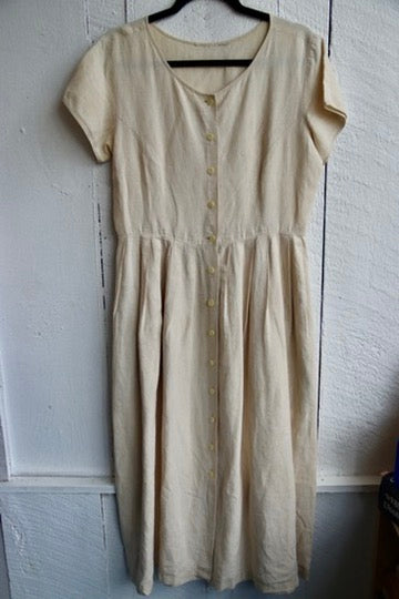 Tan Linen Dress - As Is