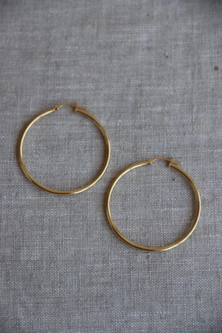 14k Hoop Earrings