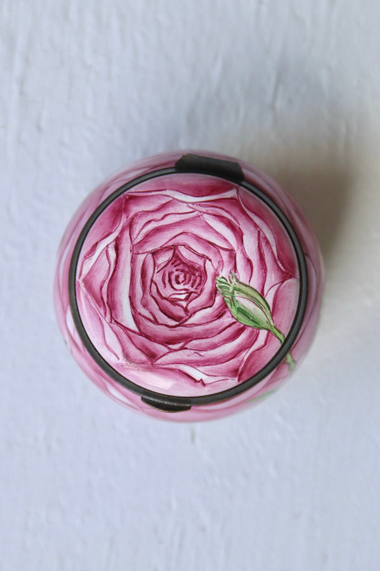 Rose Enamel Box