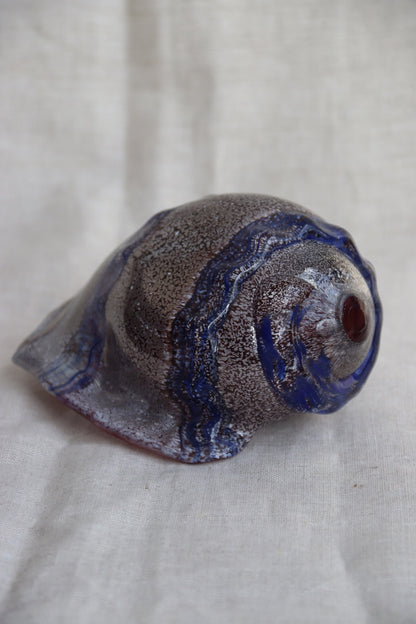 Handmade Glass Seashell Paperweight
