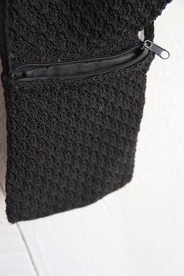 R&G Designs Black Knit Bag